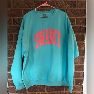 Swanky Blue oversized Sweatshirt